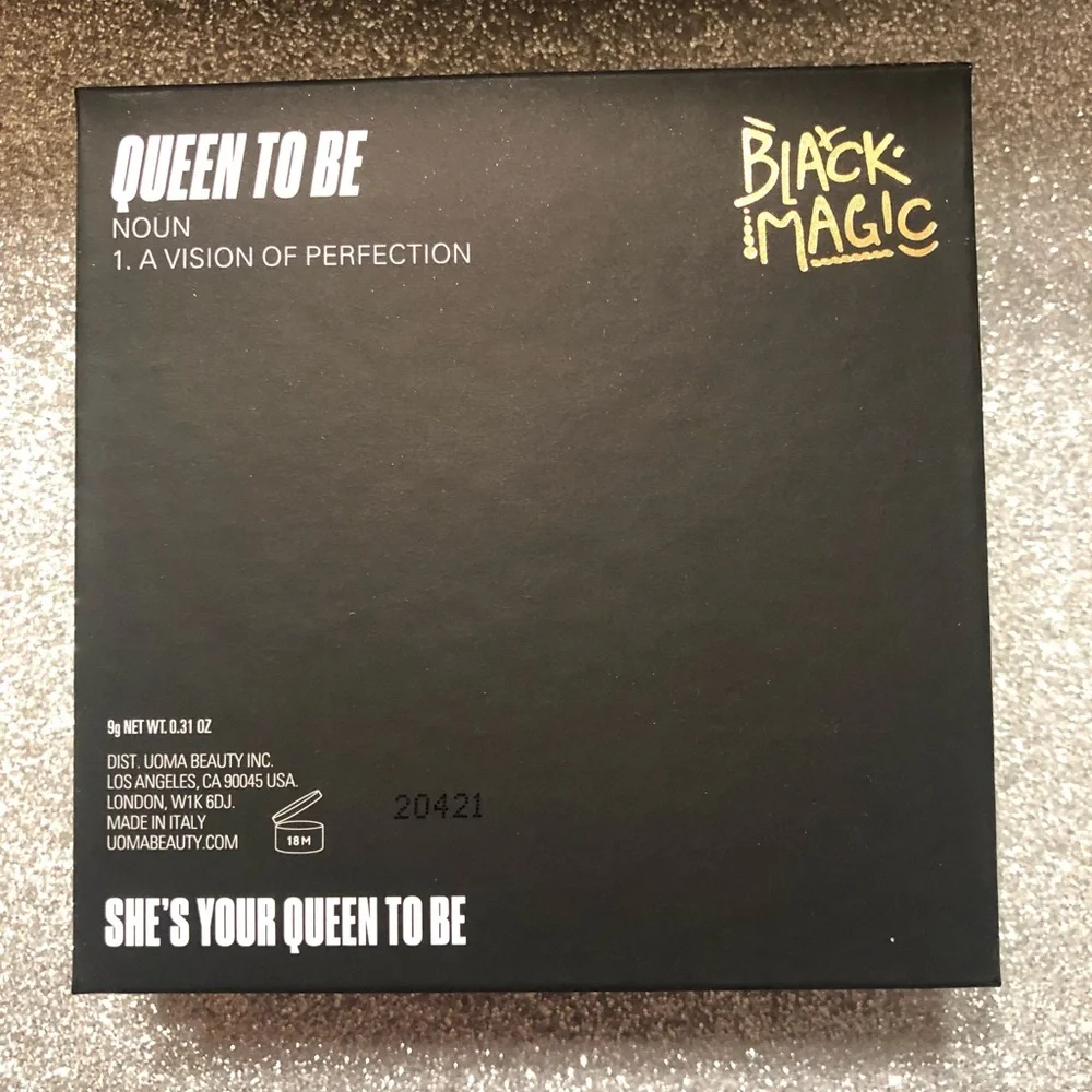 BNIB! LE! UOMA Black Magic Coming 2 America Eyeshadow Palette 🎨 Queen To Be 👑